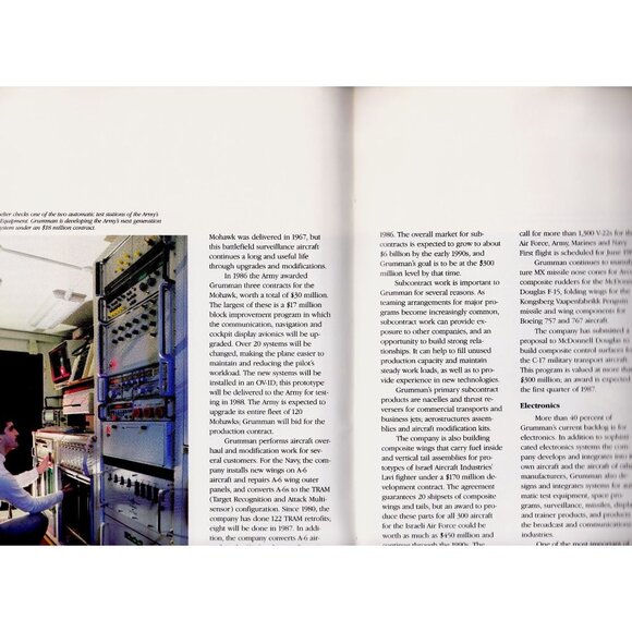 🛩️ Grumman Annual Report 1986 | 57th Edition | Aerospace Cold War Era - Picture 5 of 8
